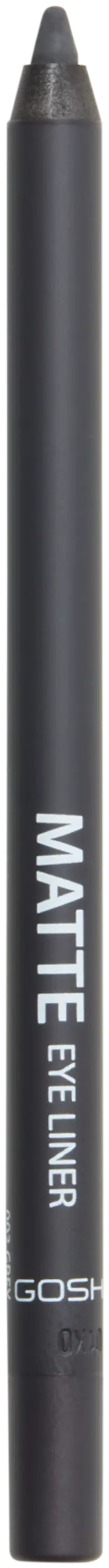 Gosh  Matte Eye Liner 006 Ocean Mist -silmänrajauskynä  1,2g - Grey - 1