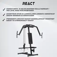 React Peck Deck Rinta -ja  Selkälaite - 10