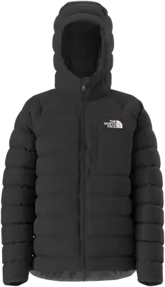 The North Face Nuorten käännettävä talvitakki B REV. PERRITO HOODED - BLACK - 1