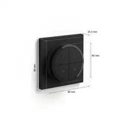 Philips Hue langaton paristokäyttöinen valokytkin musta - 3