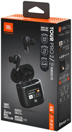 JBL Bluetooth vastamelunappikuulokkeet Tour Pro 2 musta - 8