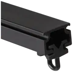 Ihanin U-verhokiskon liu'ut  musta 20kpl - 2