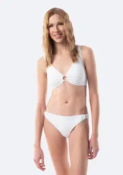 TEX naisten bikiniyläosa I275906 - Off white - 5