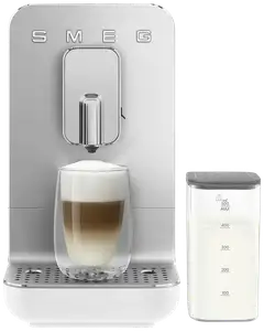 Smeg kahviautomaatti maitokannulla valkoinen BCC13WHMEU - 4