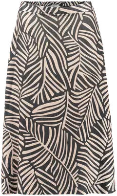 Zabaione naisten hame De44sy - P palm black nature - 1