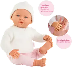 Corolle Mon Grand Poupon Vauvanukke Rose ja tarvikkeita - 7