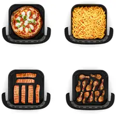 OBH Nordica Easy Fry XL Surface air fryer 1,0 kg, musta FW4018N0 - 14