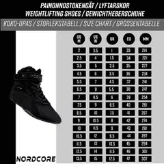 Nordcore painonnostokengät core beast - Musta - 3