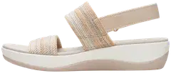Clarks Arla Stroll naisten sandaali - Beige Combi - 2