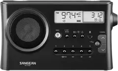 Sangean radio PR-D4BT tummanharmaa - 2