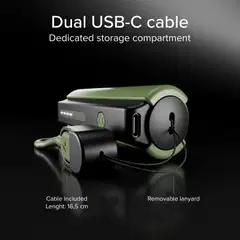SBS Torch & Power Bank  5000 mAh varavirtalähde LED-taskulampulla - 3
