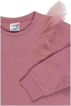 Ciraf lasten collegepaita juhla 25TC254012 - Lilas - 3