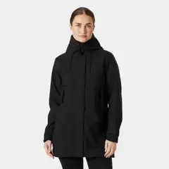 Helly Hansen naisten pitkä kevytvanutakki Victoria Ins Mid 54101 - BLACK - 3