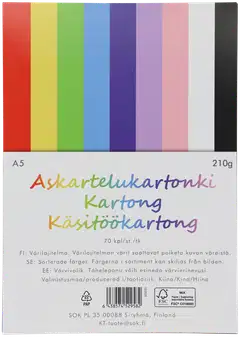 Askartelukartonkipaketti A5 - 3