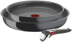 Tefal Ingenio Renew ON 3 osainen paistinpannusetti 24 / 28 cm + irtokahva L2619102 - 1