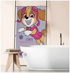 Paw Patrol lasten kylpypyyhe 70x140 cm lila - 5