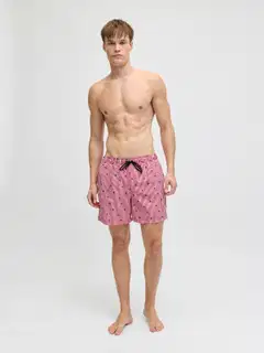 JJ REBEL miesten uimashortsit Jrebhawaii - True Red - 4