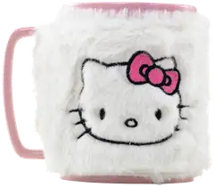 Hello Kitty (Pink Bow Face Icon) Fuzzy Muki - 1