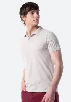 TEX miesten pikeepaita Slim I275233 - BEIGE - 1