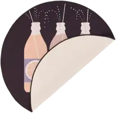 Vallila matto Jaffa  Ø 133 cm greybeige - 2