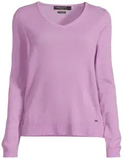 London Fog naisten kashmirsekoitteinen neule 213L265001 - lila - 2