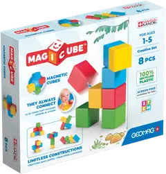 Geomag Magicube magneettiset rakennuspalikat 8 osaa - 1