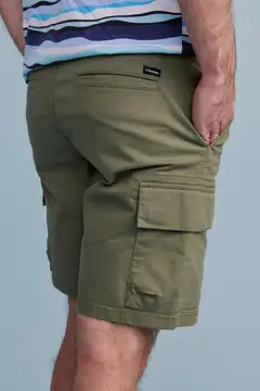Finlayson miesten cargoshortsit - Green - 5