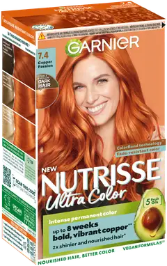 Garnier Nutrisse Ultra Color 7.4 Intensiivinen kupari kestoväri 1kpl - 2