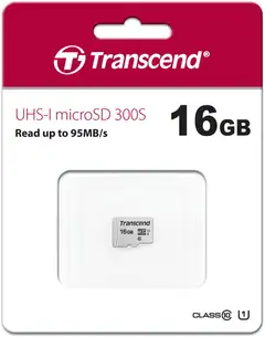 Transcend muistikortti 300S 16GB U1 Micro SD - 2