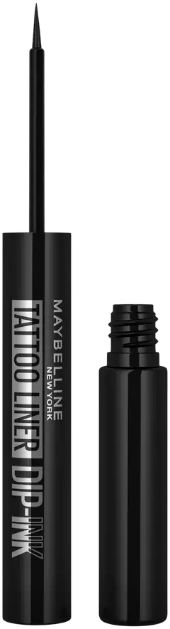 Maybelline New York Tattoo Liner Dip Ink 100 Black Track nestemäinen silmänrajausväri 3,5 ml - 1