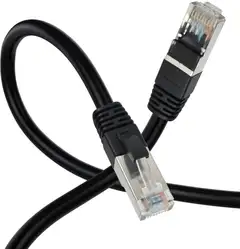 Wave S/FTP CAT6a Ethernet parikaapeli, 25cm, Musta - 5