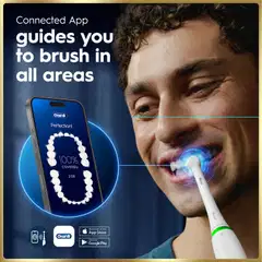 Oral-B iO9 White Alabaster sähköhammasharja + lataava matkakotelo + hammasharjateline + lisävaihtoharja - 14