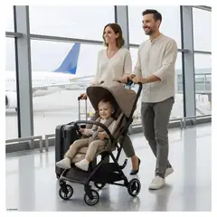 Hauck matkarattaat Fly N Care ruskea - 19