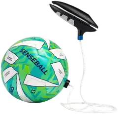 SenseBall Green 2 (Pro) narupallo, jalkapallo koko 2, vihreä ja valkoinen - 1