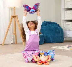 Simba Fluffyfly-pehmoperhonen, useita eri värejä, myydään yksittäin - 9