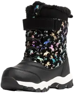 Lejon lasten vedenpitävät talvikengät Aiden WP Unicorn - black multicolored - 2