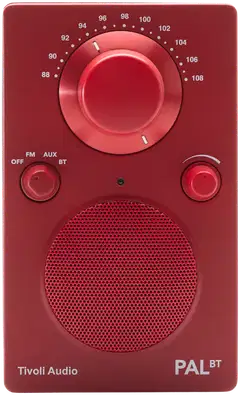 Tivoli Audio kannettava Bluetooth-radio PAL BT Gen.3 punainen - 1