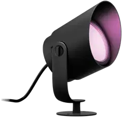 Philips Hue Lily -lisäkohdevalaisin 15W 2000-6500K 1060LM iso musta säädettävä - 1