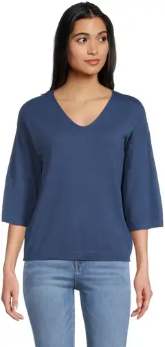 House naisten neule 213H260508 - True Navy - 1