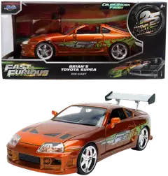 Jada - Fast & Furious Anniversary Toyota Supra 1:24, 19 cm, die-cast - 1