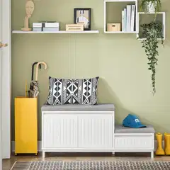 SoBuy kenkäkaappi valkoinen FSR172-W - 2