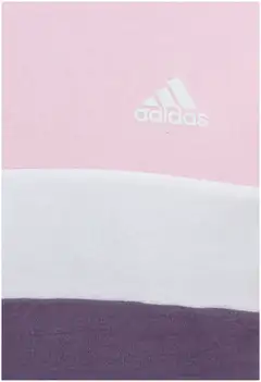 adidas nuorten huppari IJ8729 - cl pink/white/shavio - 3