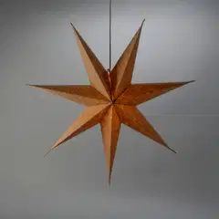 Konstsmide Paperitähti 5940-600, Juuttikangas, 7 sakaraa 60cm, E14  230V - 2