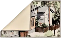 Vallila Naapurusto kynnysmatto 50x80 cm mint - 2