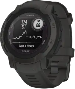 Garmin Instinct 2 solar multisport GPS kello, tummanharmaa - 4