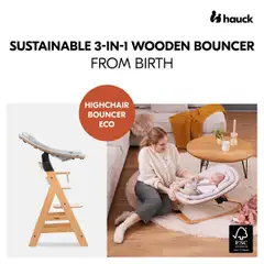 Hauck sitteri Highchair Bouncer Eco - 19