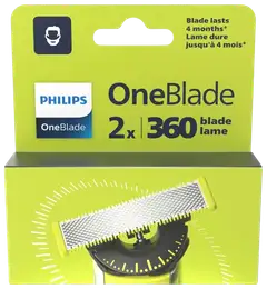 Philips OneBlade 360 vaihtoterät 2 kpl QP420/50 - 5