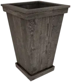 Miljöörakennus Kartioruukku 40x40x60cm grafiitin harmaa - 1