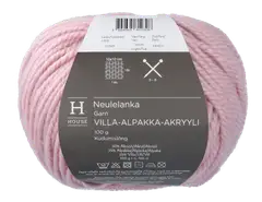 House neulelanka villa-alpakka-akryyli 112589 100 g Light Pink 10639 - 1