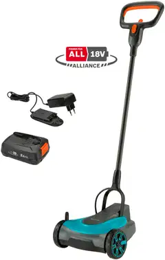 Akkuruohonleikkuri GARDENA HandyMower Li-18/22 Akku Li-Ion 18 V 2,6 Ah ja laturi - 1